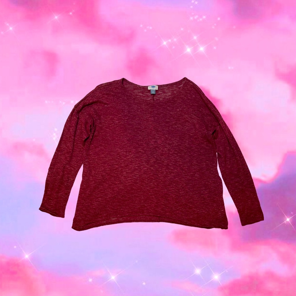Maroon Old Navy Light Sweater